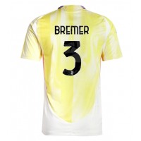 Camiseta Juventus Gleison Bremer #3 Segunda Equipación Replica 2024-25 mangas cortas